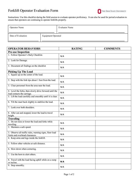 Forklift Certification Form Fill Out And Sign Online Dochub