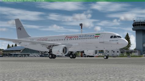 بازنقش ایرباس A320 211 هواپیمایی زاگرس