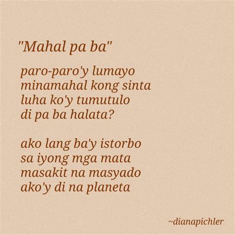 Tanaga Mahal Pa Ba Tagalog Love Quotes Tagalog Quotes Funny