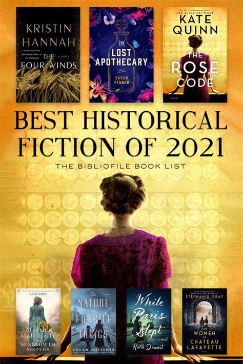 The Best Historical Fiction Books For 2021 New And Anticipated The