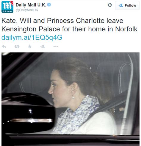 Prince William And Kate Middleton Take Princess Charlotte To Anmer Hall