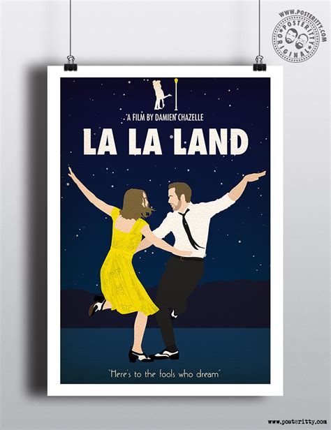 Dream a little dream of me. LA LA Land - Minimalist Movie Poster — Posteritty