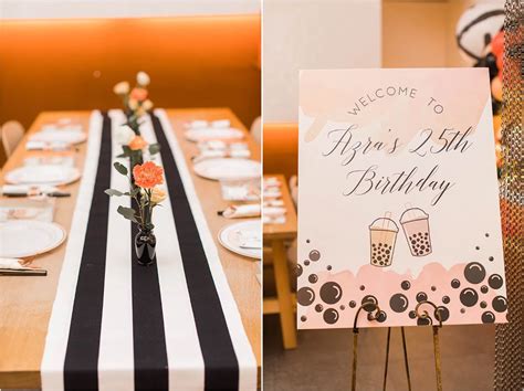 My 25th Bubble Tea Themed Birthday Party Photography By Azra