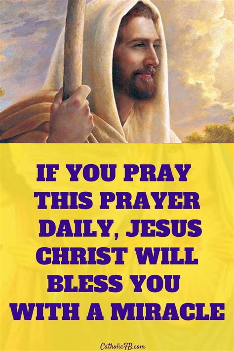 Prayers for urgent money miracles. The Powerful Miracle Prayer Given by Jesus to all Catholics and it Never Fails - Pray it Now in ...