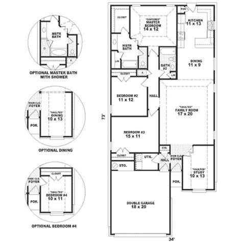Traditional Style House Plan 3 Beds 2 Baths 1778 Sqft Plan 81 288