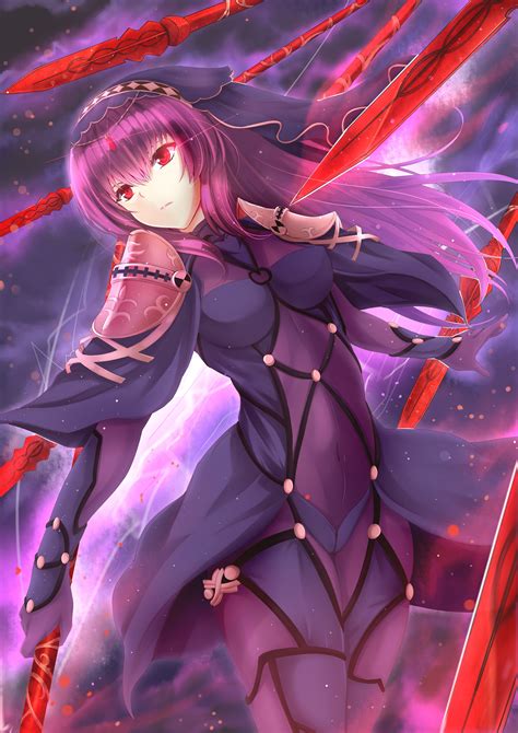 Fategrand Order Scathach Anime Fantasy Fantasy Girl Scathach Fate