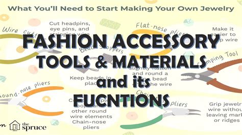 Use Of Tools And Materials In Fashion Accessory Youtube