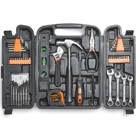 Vonhaus 53pc Household Tool Set Box Kit Includes Precision