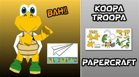 Koopa Troopa Papercraft By Rk Crafts On Deviantart