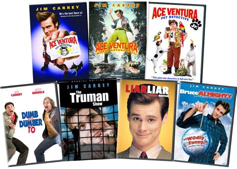 Jim Carrey Dvd Movie Collection Ace Ventura Pet Detective
