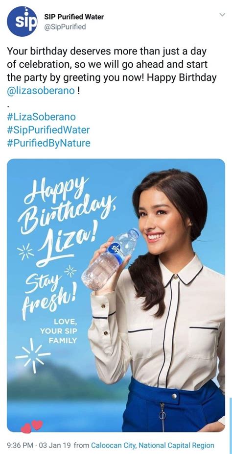Liza Soberano Ph On Twitter Warmest Birthday Greetings From Cookmunity By Ajinomoto Ph