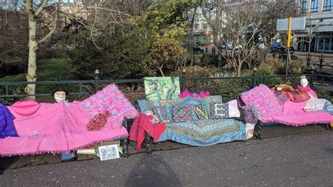 Community Cover Up Bournemouth S Anti Homeless Benches Bbc News