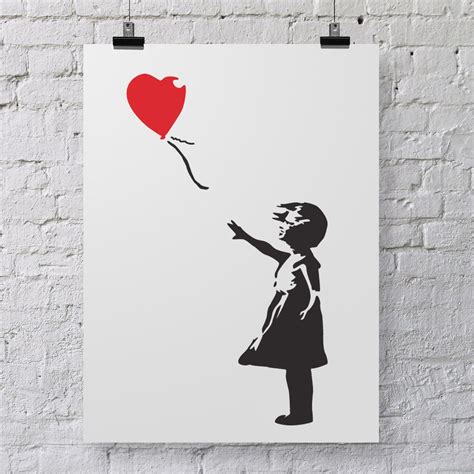 Huge collection, amazing choice, 100+ million high quality, affordable rf and rm images. Banksy Balloon Girl Stencil - Graffiti Art Template ...