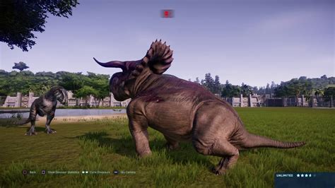 Jurassic World Evolution Nasutoceratops Pair Vs