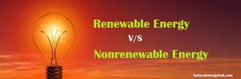 Renewable Energy Vs Nonrenewable Energy Conventional Energy