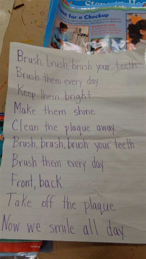 Brush Your Teeth Song 2 Dental Health Preschool Crafts Dental Health