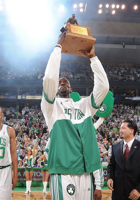 The 2007 08 Nba Defensive Player Of The Year Kevin Garnett Of The