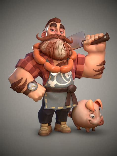 Stylised Character Zbrush Marmoset Toolbag Only