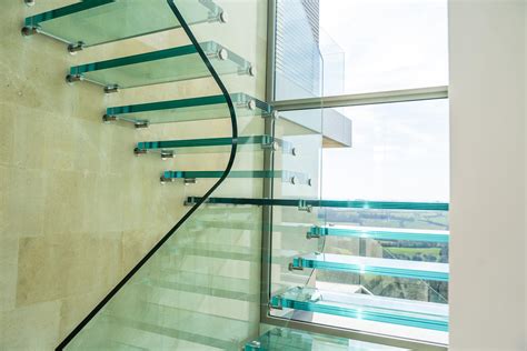 all glass design staircase architonic