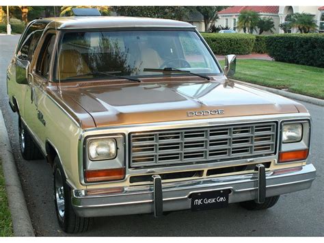 1985 Dodge Ramcharger For Sale Cc 959874