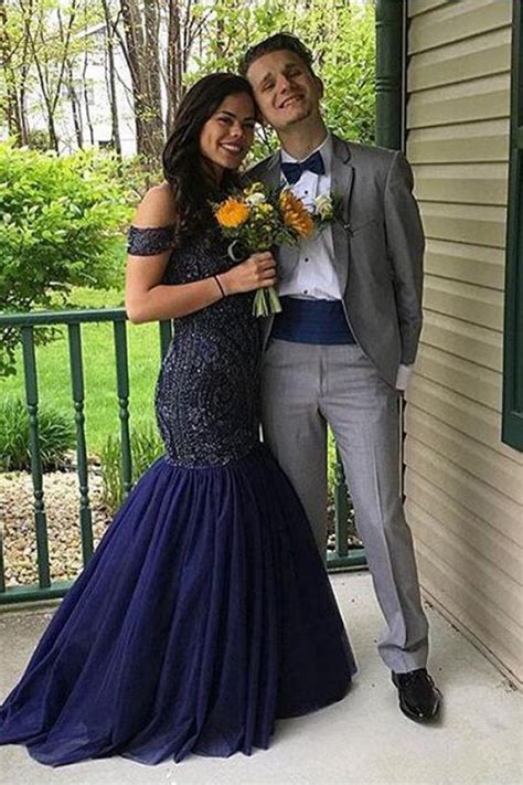 Short navy blue prom dresses. Mermaid Jewel Short Sleeves Navy Blue Prom Dress with ...