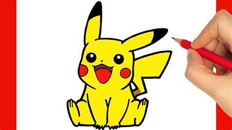How To Draw A Cute Pikachu Easy Step By Step Youtube