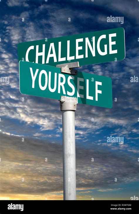 Challenge Yourself Stock Photo Alamy