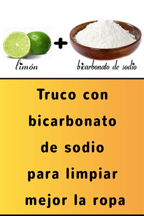 Truco con bicarbonato de sodio para limpiar mejor la ropa Рис с