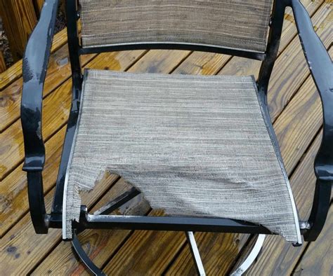 Patio Furniture Rehab Outdoor Sling Chair Furniture Rehab Outdoor