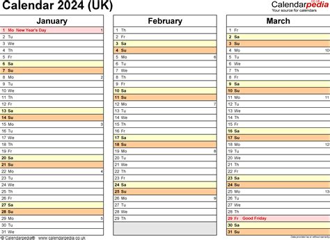 Calendar 2024 All Months In One Page Calendar 2024 All Holidays