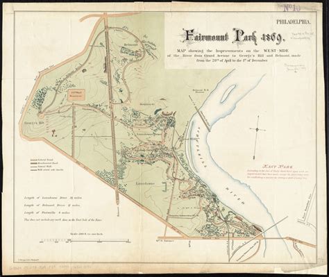 Fairmount Park 1869 Norman B Leventhal Map And Education Center