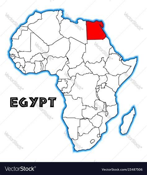 Map Of Egypt Vector Stock Images Image 18511884