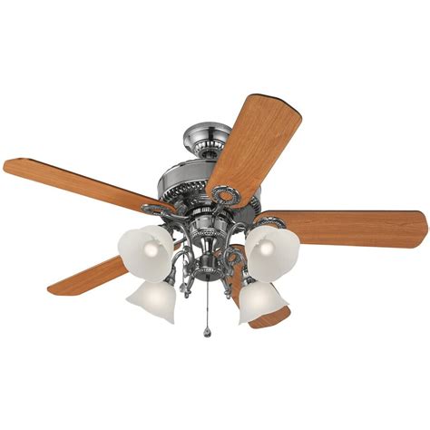 Harbor Breeze Edenton 52 In Indoor Ceiling Fan With Light Kit 5 Blade