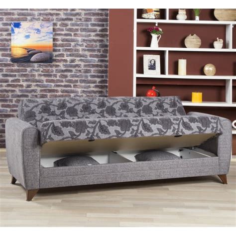 Anatolia Convertible Futon Sofa Bed With Storage Overstock Shopping