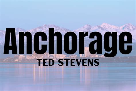 Ted Stevens Anchorage International Airport 2023 Veggl