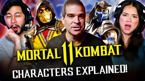every mortal kombat 11 character explained by ed boon reaction mk 11 wired youtube
