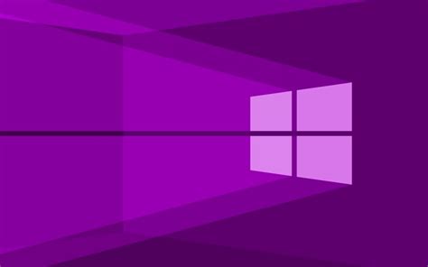 Descargar Fondos De Pantalla 4k Logotipo Violeta De Windows 10 Fondo