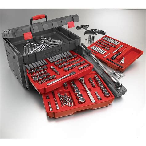 Craftsman 268 Piece Mechanics Tool Set With Lift Top Lid Case