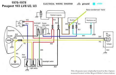 peugeot wiring diagrams moped wiki moped army