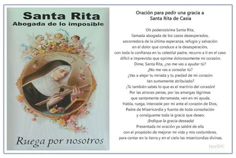 Oraciones Cristianas A Santa Rita De Casia
