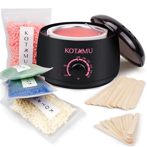 wax warmer kit kotamu hair removal waxing kit with 4 hard wax beans target for