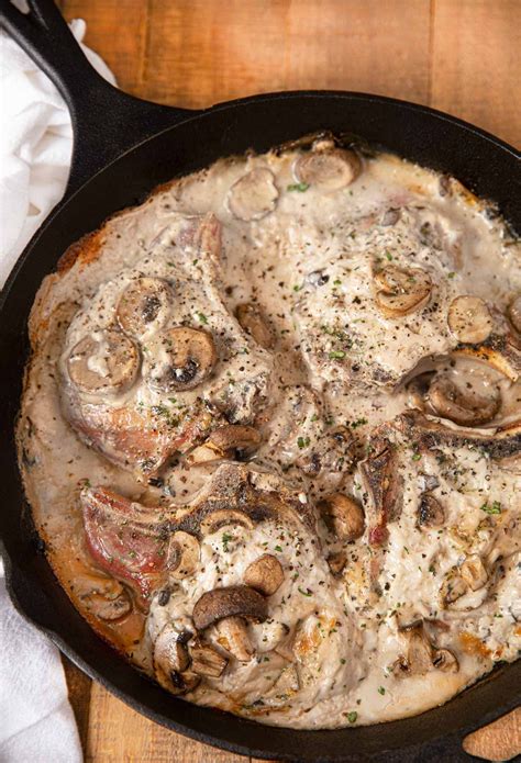 Easy Slow Cooker Pork Chops With Cream Of Mushroom Soup Foodrecipestory