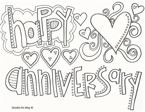 Free printable anniversary cards that you want to send can be tricky to find! Happy Anniversary | Happy birthday coloring pages ...
