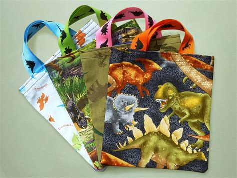 10 Dinosaur Party Bags Dinosaur Birthday Party Favor Bags