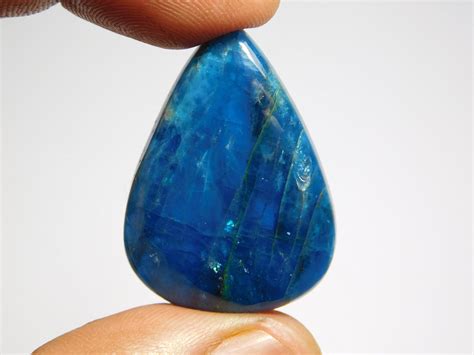 Natural Apatite Gemstone Apatite Cabochonshand Polished Etsy