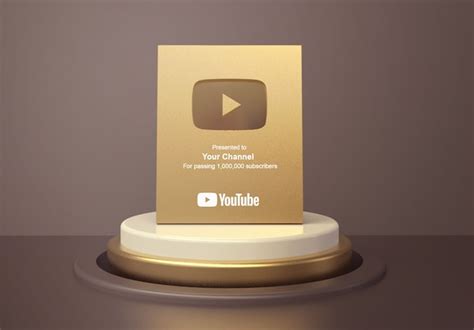 Youtube Golden Play Button Nivafloorscom