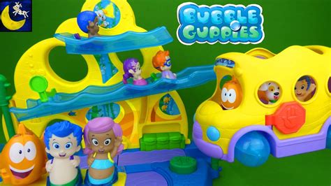 Bubble Guppies Toys Swimsational School And Bus Playset Gil Molly Nonny