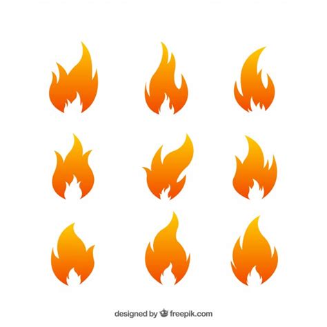 Download logo png high resolution transparant background, free download vector logo, new logo vector download. Fire ornaments | Free Vector