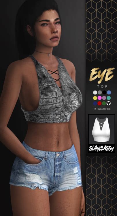 Pin By Thebrownsimmer On Tops Ts4cc Tops Sims 4