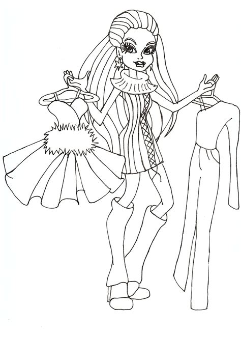 She is also cleo's closest friend. Free Printable Monster High Coloring Pages: Abbey I love ...